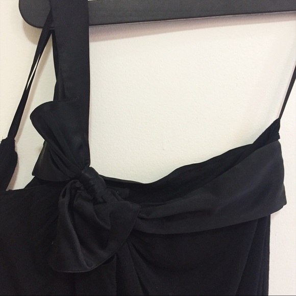 One-shoulder, Bow accent dressy top - Picture 3 of 4